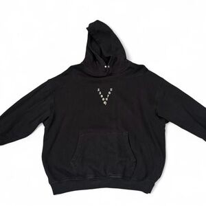 Darc Sport Men’s Black Crewneck Hooded Sweatshirt